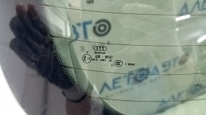 Дверь багажника голая со стеклом Audi Q7 4L 10-15 тонировка, белый LS9R, царапины на стекле
