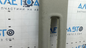 Обшивка потолка Audi Q7 4L 10-15 под люк, серая, с сетками динамиков, под чистку, надрывы, надломаны крепления козырьков
