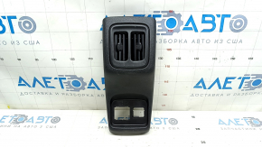 Decorație consola centrală spate Jeep Compass 17-21 negru, cu deflector, zgârieturi