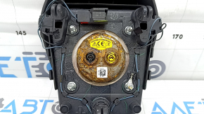 Подушка безопасности airbag в руль водительская Ford Fusion mk5 17-20 черная, под химчистку, ржавый пиропатрон
