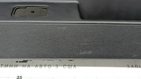 Decorație inferioară hayon Audi Q7 4L 10-15 neagră, cu dopuri, fără perdea, uzată, zgârieturi
