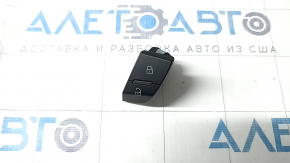 Кнопка центрального замка двери передней левой Audi Q7 4L 10-15 черная