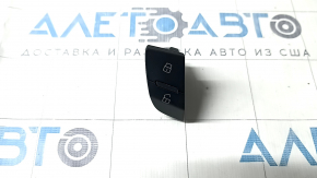 Кнопка центрального замка двери передней правой Audi Q7 4L 10-15 черная