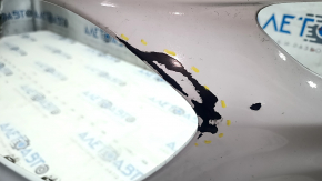 Бампер передний голый Chevrolet Bolt 17-21 белый GAZ, прижат, сломано крепление