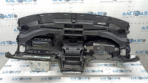 Торпедо передняя панель с AIRBAG Audi Q7 4L 10-15 черная, царапины