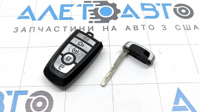 Ключ smart Ford Fusion mk5 17-20 5 кнопок, под автозапуск, царапины