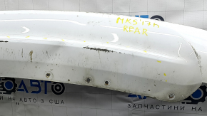 Губа заднего бампера Ford Fusion mk5 13-18 под 1 трубу, трещина, примята, потерта