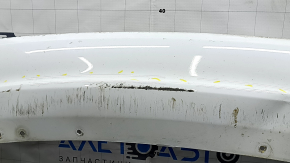 Губа заднего бампера Ford Fusion mk5 13-18 под 1 трубу, трещина, примята, потерта