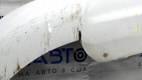 Губа заднего бампера Ford Fusion mk5 13-18 под 1 трубу, трещина, примята, потерта