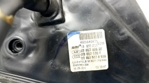 Oglinda laterala stanga completa Audi Q7 4L 10-15 15+2 pini, magazie auto, estompare, semnalizare, incalzire, BSM, alb, zgarieturi