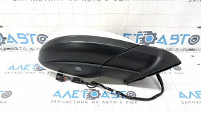 Зеркало боковое правое в сборе Audi Q7 4L 10-15 15+2 пинов, автосклад, затемнение, поворотник, подогрев, BSM, подсветка, белое, царапины