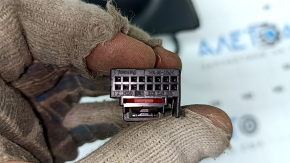 Зеркало боковое правое в сборе Audi Q7 4L 10-15 15+2 пинов, автосклад, затемнение, поворотник, подогрев, BSM, подсветка, белое, царапины