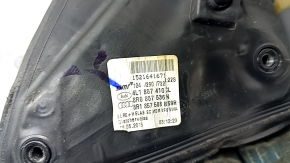 Зеркало боковое правое в сборе Audi Q7 4L 10-15 15+2 пинов, автосклад, затемнение, поворотник, подогрев, BSM, подсветка, белое, царапины