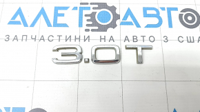 Inscripție emblemă 3.0T hayon Audi Q7 4L 10-15 crom