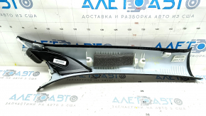 Накладка передней стойки верхняя левая Volvo XC90 16-26 черная, царапины