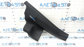 Decorație stâlp spate dreapta jos Audi Q7 4L 10-15 negru, zgârieturi