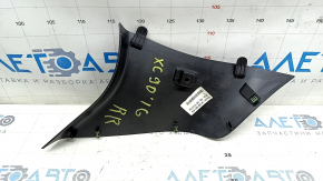 Garnitură stâlp spate dreapta spate sus Volvo XC90 16-24 negru, zgârietură