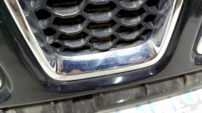 Решетка радиатора grill Jeep Compass 17-21 в сборе 3 части, песок