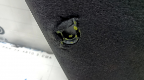 Garnitură portiere spate dreapta complet Audi Q7 4L 10-15 negru cu inserție din piele neagră, plastic cotieră, turnare sub lemn lucios, BOSE, cu iluminare din spate, prindere spartă, zgârieturi, zgâri