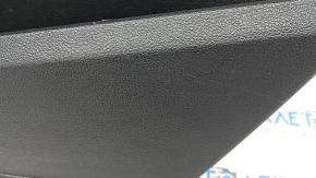 Garnitură portiere spate dreapta complet Audi Q7 4L 10-15 negru cu inserție din piele neagră, plastic cotieră, turnare sub lemn lucios, BOSE, cu iluminare din spate, prindere spartă, zgârieturi, zgâri