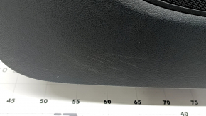 Garnitură portiere spate dreapta complet Audi Q7 4L 10-15 negru cu inserție din piele neagră, plastic cotieră, turnare sub lemn lucios, BOSE, cu iluminare din spate, prindere spartă, zgârieturi, zgâri