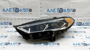 Фара передняя левая в сборе Ford Fusion mk5 17-20 LED, с DRL, песок, царапины