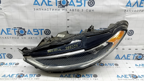 Фара передняя левая в сборе Ford Fusion mk5 17-20 LED, с DRL, песок, царапины