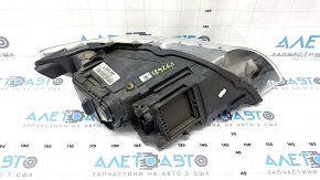 Фара передняя левая в сборе Audi Q7 4L 10-15 ксенон, мутное стекло, паутинка