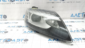 Фара передняя правая в сборе Audi Q7 4L 10-15 ксенон, мутное стекло, паутинка