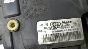 Фара передняя правая в сборе Audi Q7 4L 10-15 ксенон, мутное стекло, паутинка