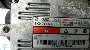 Фара передняя правая в сборе Audi Q7 4L 10-15 ксенон, мутное стекло, паутинка