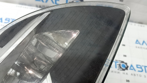 Фара передняя правая в сборе Audi Q7 4L 10-15 ксенон, мутное стекло, паутинка