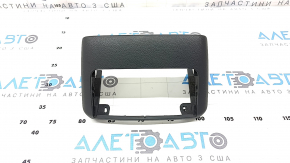 Накладка центральной консоли задняя Audi Q7 4L 10-15 черная