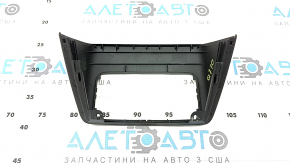 Накладка центральной консоли задняя Audi Q7 4L 10-15 черная