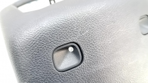 Накладка центральной консоли задняя Ford Fusion mk5 17-20 черная, под воздуховоды, под подсветку, под розетку, царапина
