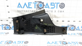 Накладка порога задняя левая Ford Fusion mk5 17-20 черная, потерта