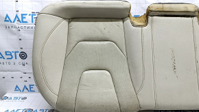 Подушка заднего ряда сидений Ford Fusion mk5 17-20 кожа серая, перфорация, Titanium, под химчистку