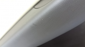 Garnitură portiere spate stânga complet Audi Q5 8R 09-17 maro cu inserție din piele bej, piele cotieră, mulări sub lemn lucios, Premium Plus, Bang and Olufsen, zgârieturi