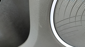 Garnitură portiere spate stânga complet Audi Q5 8R 09-17 maro cu inserție din piele bej, piele cotieră, mulări sub lemn lucios, Premium Plus, Bang and Olufsen, zgârieturi