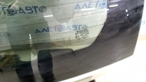 Ușă portbagaj goală cu sticlă Volvo XC90 16-22 colorată, alb 707, denivelare, zgârieturi pe sticlă
