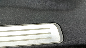 Garnitură prag spate stânga interior Volvo XC90 16-23 cu lumină de fundal, negru, zgârieturi