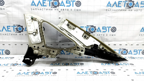 Накладка задней стойки верхняя левая Ford Fusion mk5 17-19 серая с черной накладкой, царапины