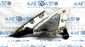Накладка задней стойки верхняя правая Ford Fusion mk5 17-19 серая с черной накладкой, царапины