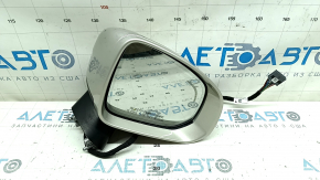 Oglinda laterala dreapta completa Volvo XC90 16-22 15 pini, semnal de rotatie, incalzita, auto-dimming, BSM, bej, zgarieturi