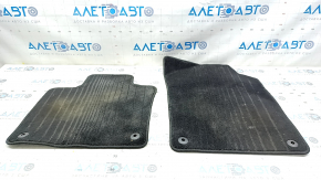 Set covorașe Volvo XC90 16-18 pentru al 3-lea rând, pânză neagră