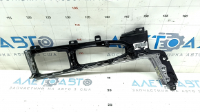 Decorație superioară a consolei centrale Volvo XC90 16-22 negru lucios, zgârieturi