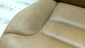 Обшивка водительского сиденья Volvo XC90 16-26 кожа, бежевая, подогрев, под чистку