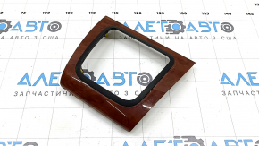 Обрамление накладки шифтера КПП Lexus RX300 RX330 RX350 RX400h 04-09 под темное дерево
