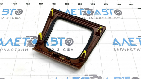 Обрамление накладки шифтера КПП Lexus RX300 RX330 RX350 RX400h 04-09 под темное дерево