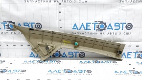 Накладка передней стойки левая Lexus RX300 RX330 RX350 RX400h 04-09 серая, под химчистку